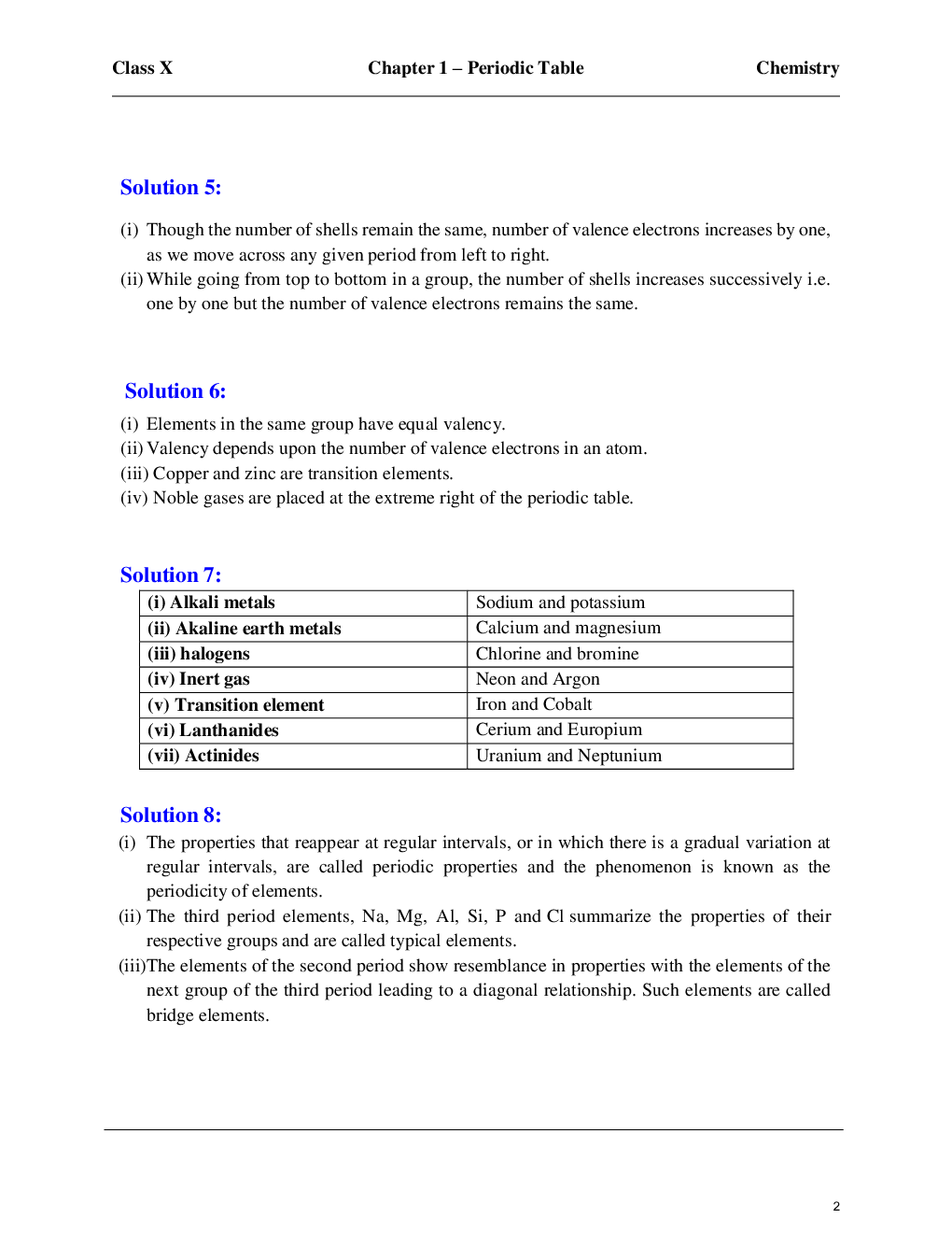 ICSE Selina Textbook Solutions For Chemistry Class 10  - Page 3