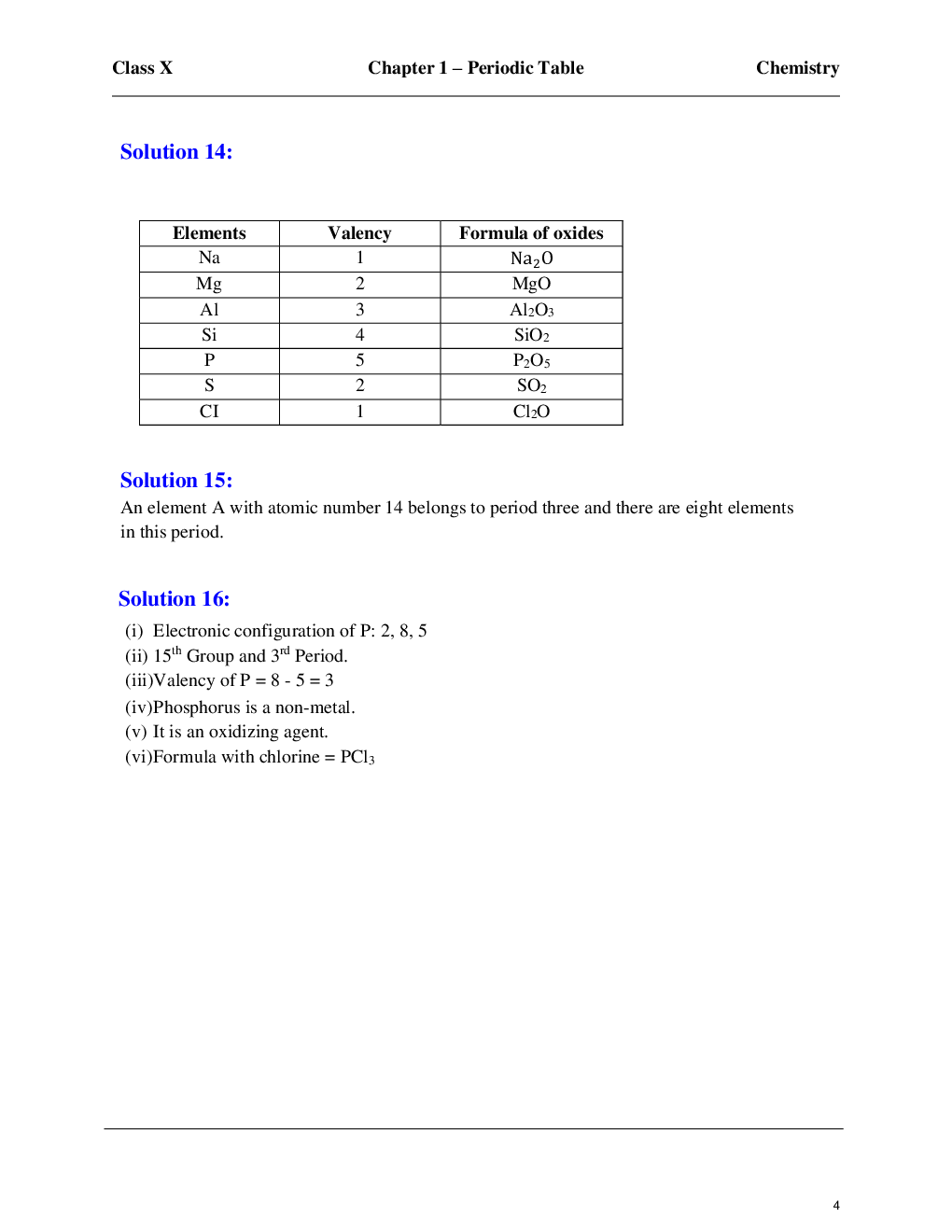 ICSE Selina Textbook Solutions For Chemistry Class 10  - Page 5