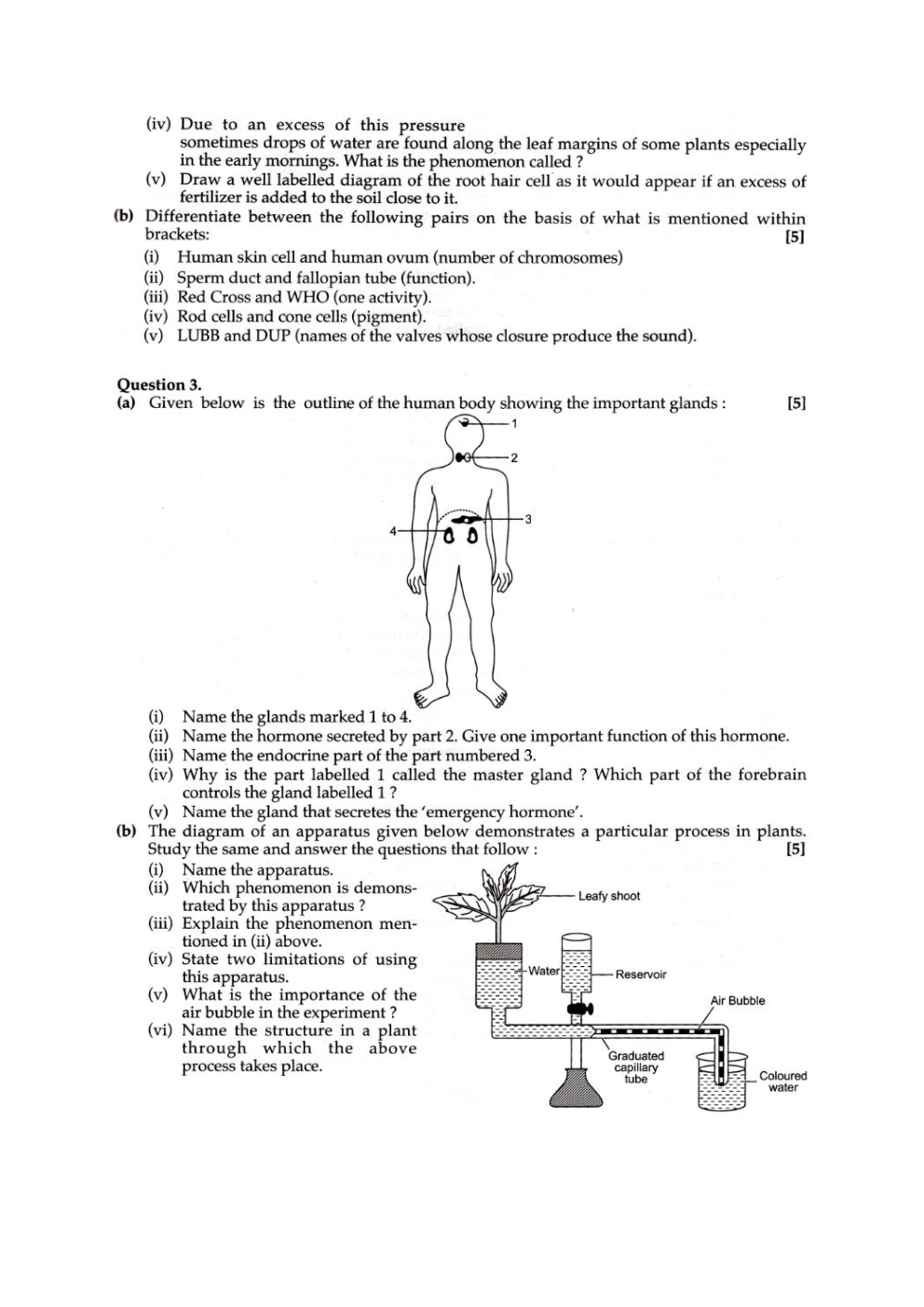 ICSE Sample Paper For Biology Class 10  - Page 4