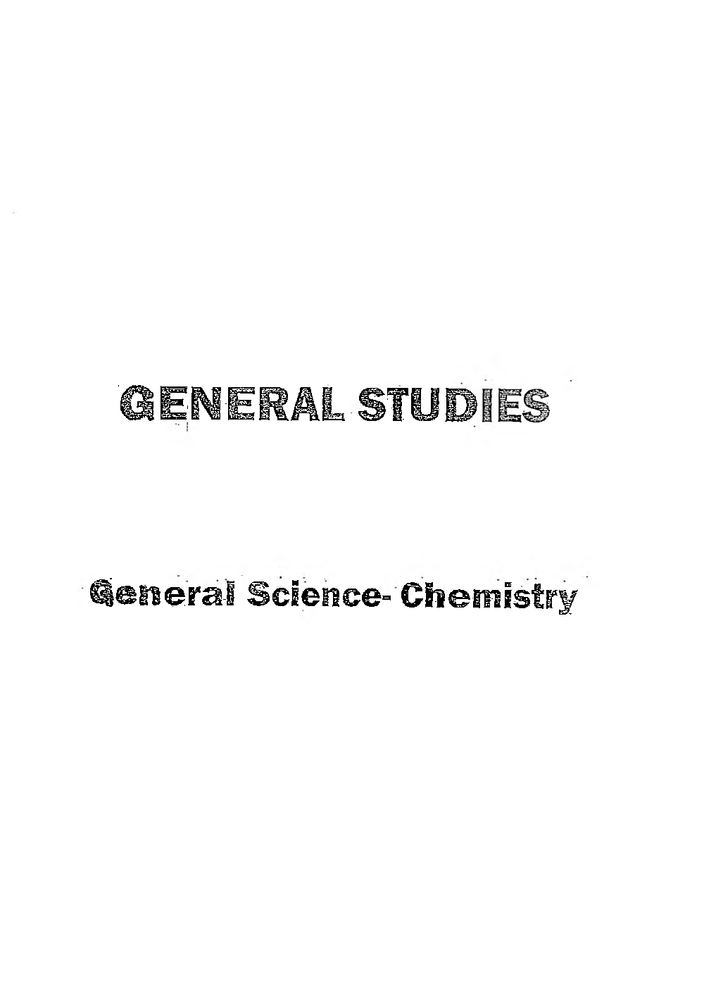 Gs-Chemistry Study Material For IAS - Page 2
