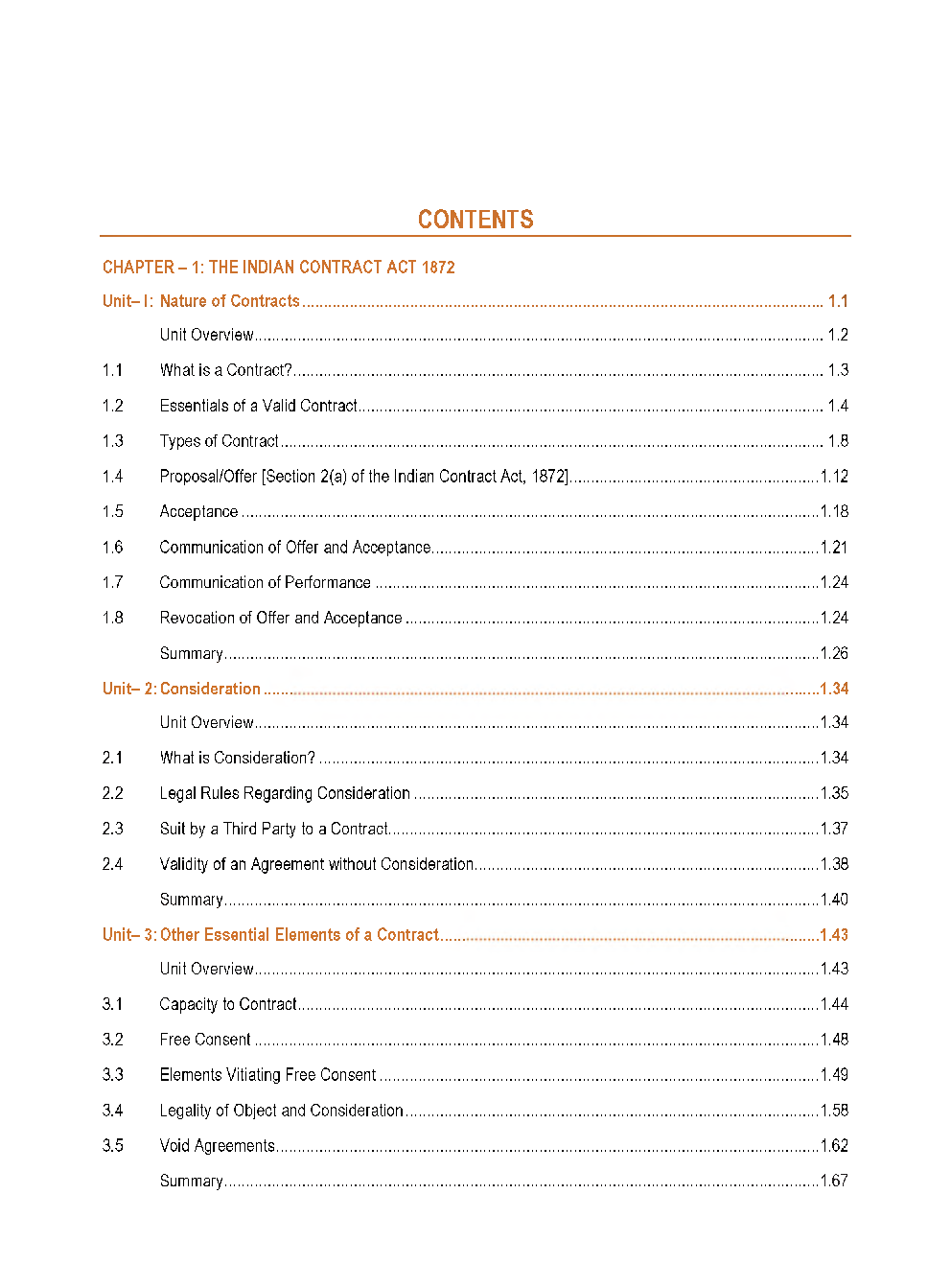 CA Foundation Study Notes Business Laws Section-A Paper-2 - Page 3