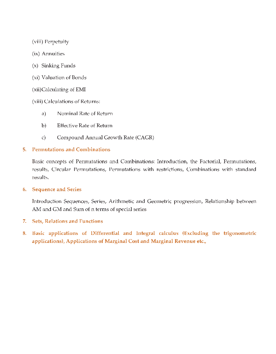 CA Foundation Study Notes Business Mathematics And Logical Reasoning & Statistics Paper-3 - Page 3