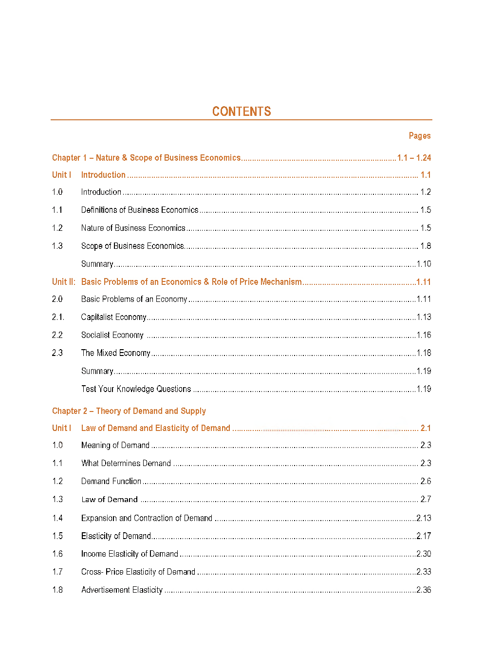 CA Foundation Study Notes Business Economics Part-1 Paper-4 - Page 4