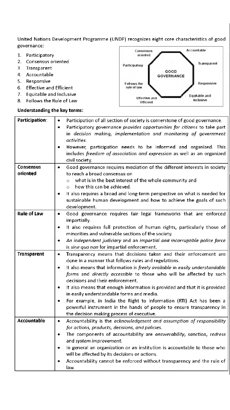 Governance Issues Study Material For IAS - Page 3