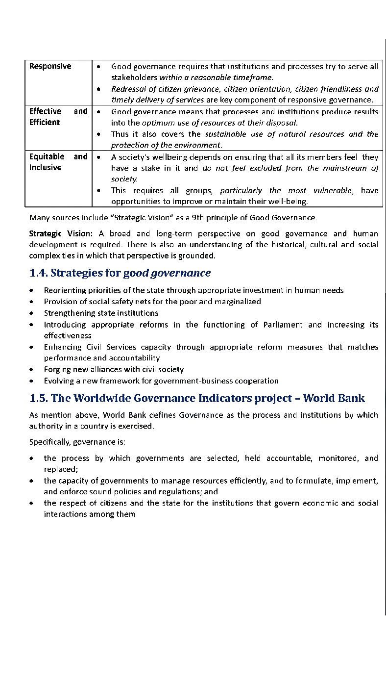 Governance Issues Study Material For IAS - Page 4