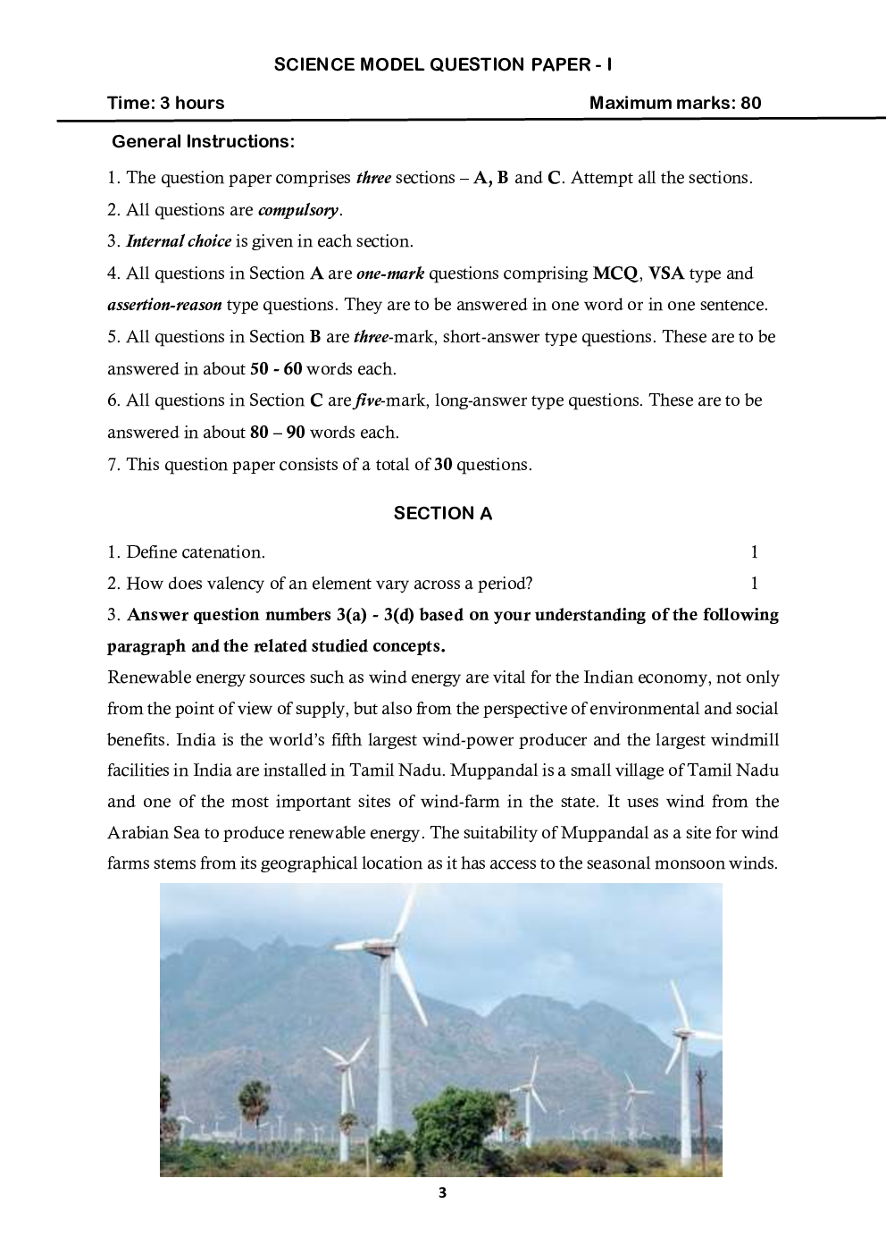 CBSE Model Question Papers For Science Class 10 - Page 2