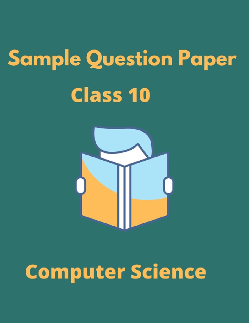 CBSE Sample Question Paper For Computer Applications Class 10 - Page 1
