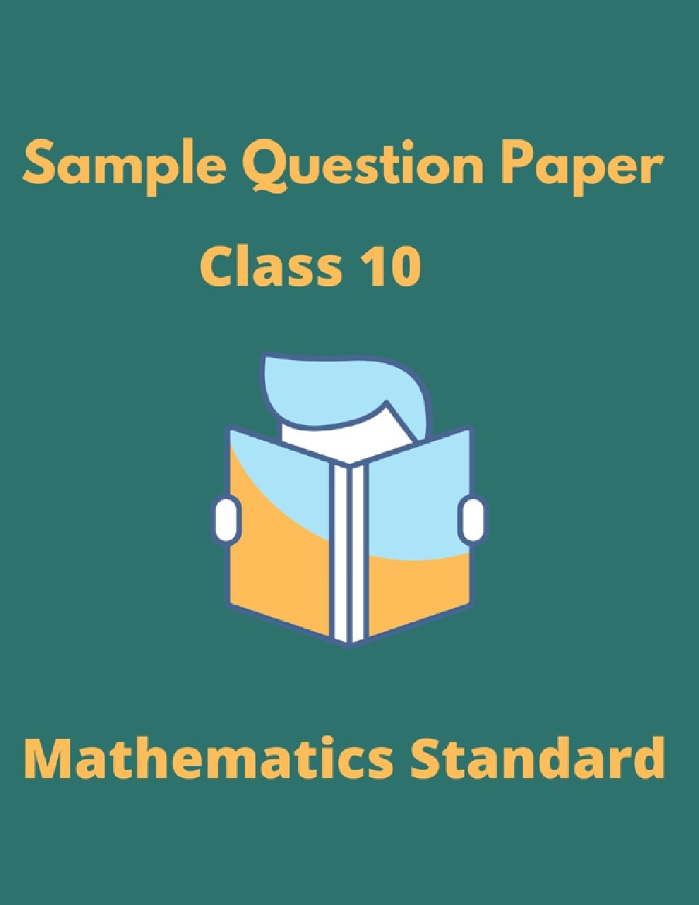 CBSE Sample Question Paper For Mathematics Standard Class 10 - Page 1