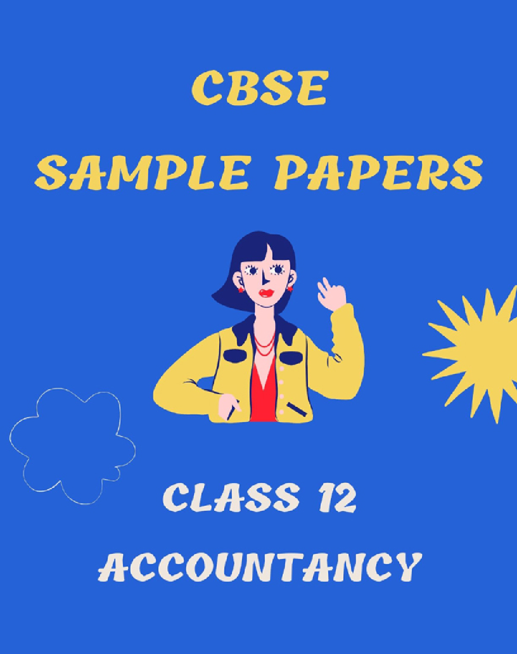 CBSE Sample Question Paper For Accountancy Class-12 - Page 1