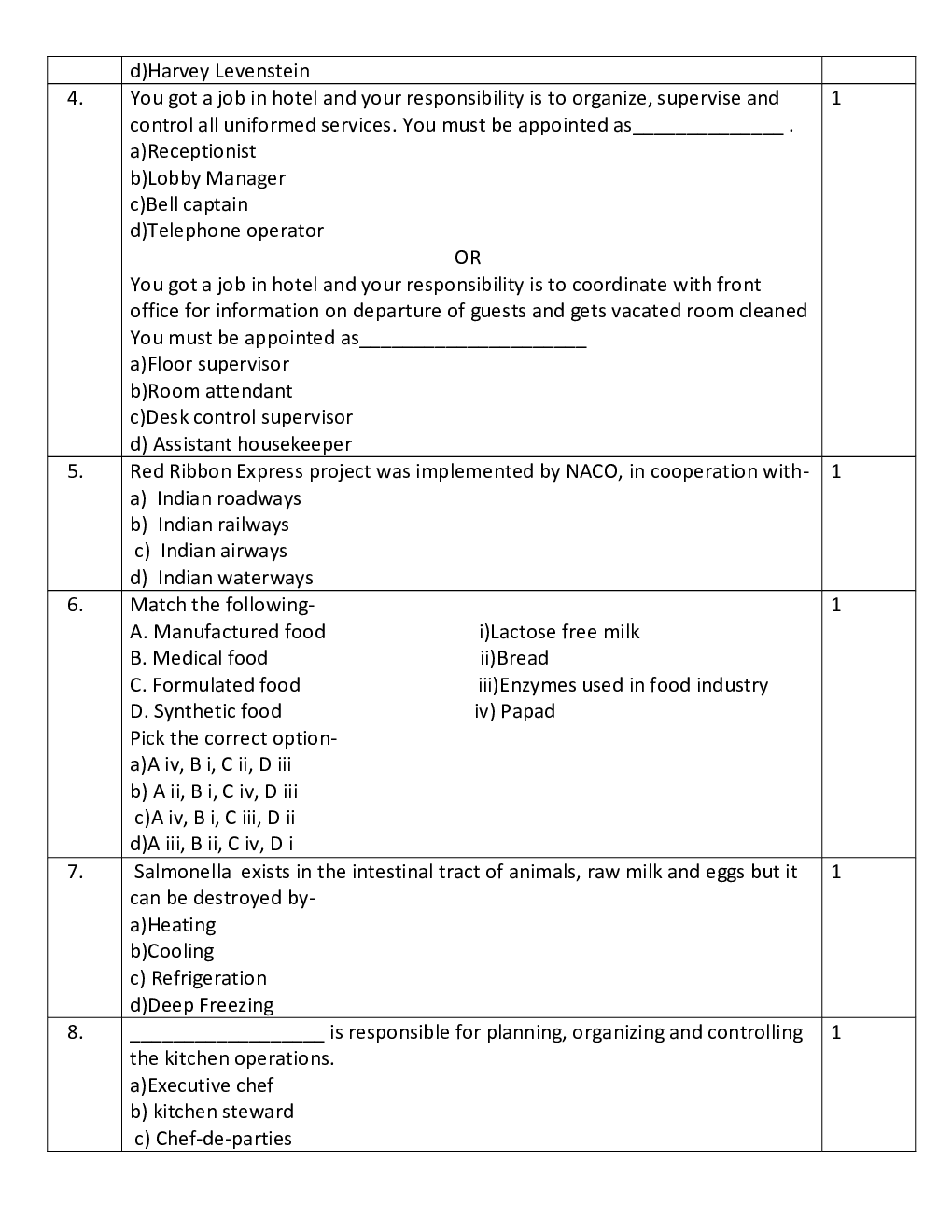 CBSE Sample Question Paper For Home Science Class-12 - Page 3