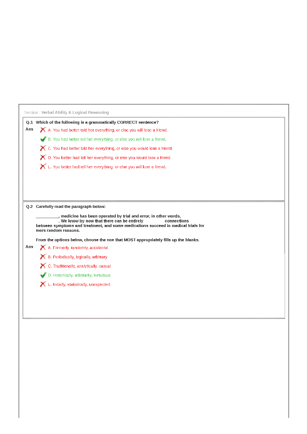 XAT 2020 Previous Year Paper With Answer Key - Page 2