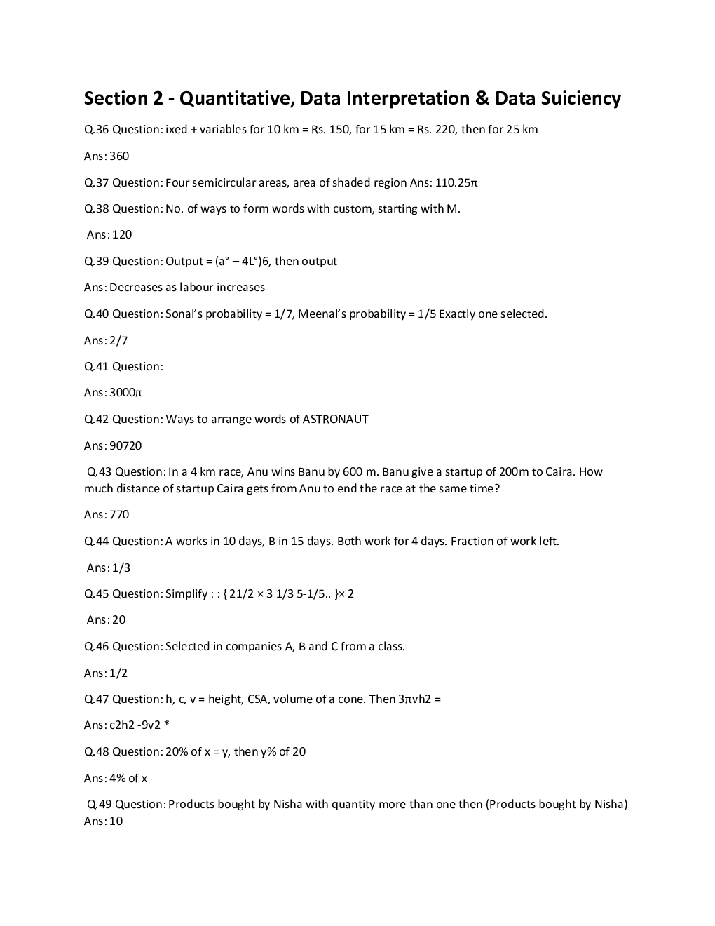 SNAP 2018 Previous Year Paper With Solution - Page 5