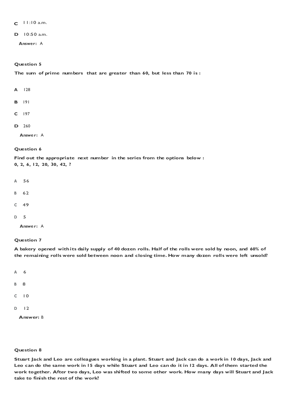 NMAT 2010 Previous Year Paper With Solution - Page 3