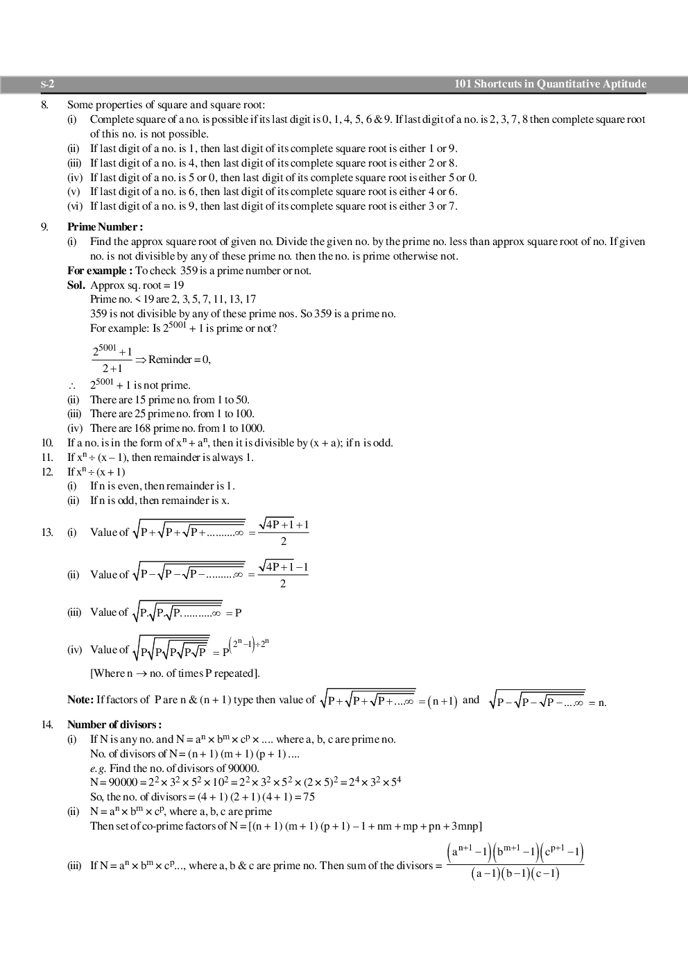 101 Shortcuts In Quantitative Aptitude - Page 3