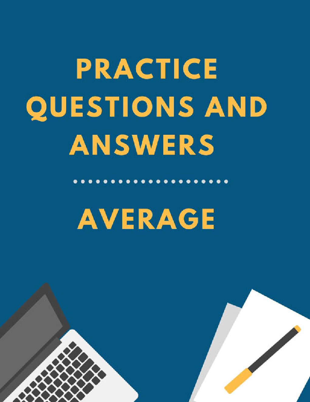 Practice Questions And Answers For Average - Page 1