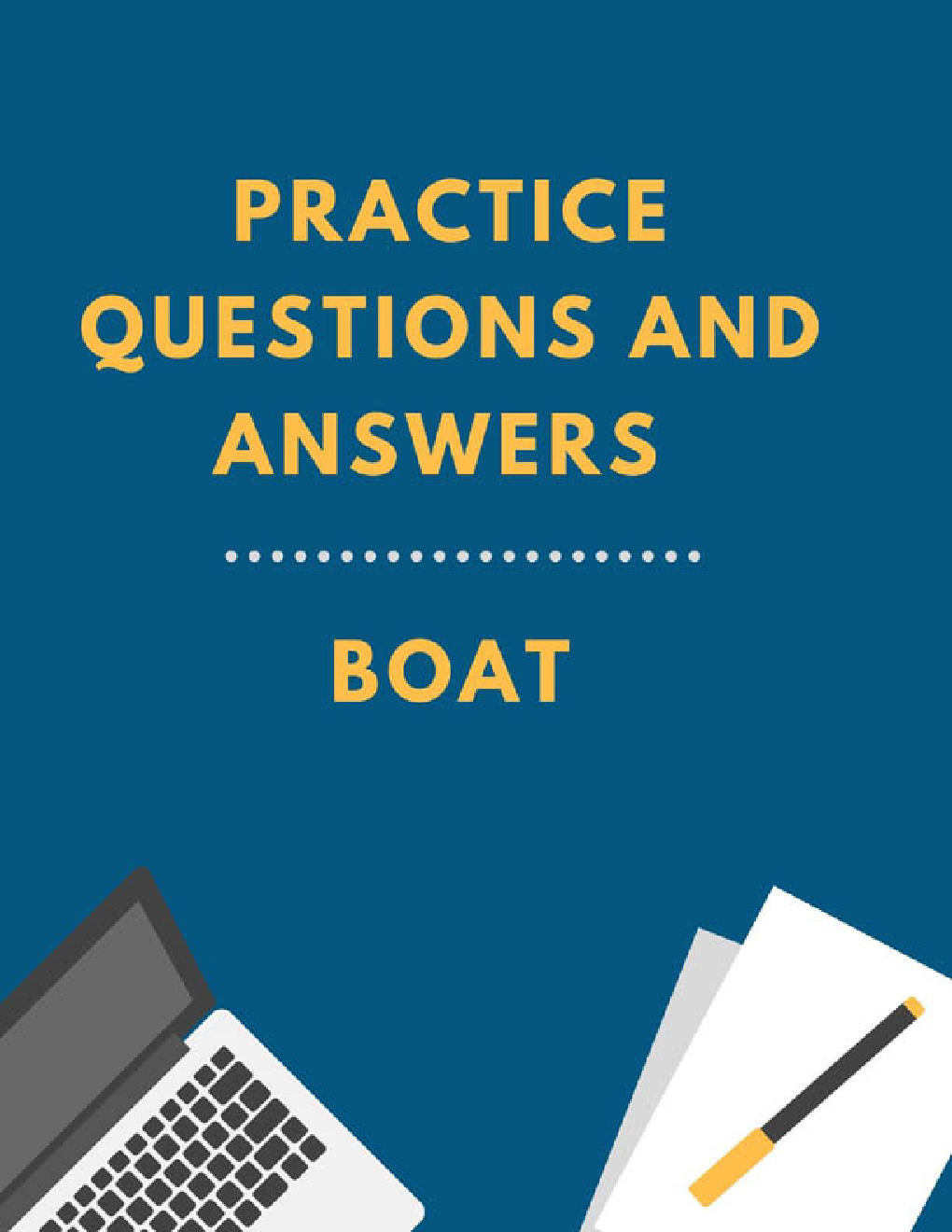 Practice Questions And Answers For Boat - Page 1
