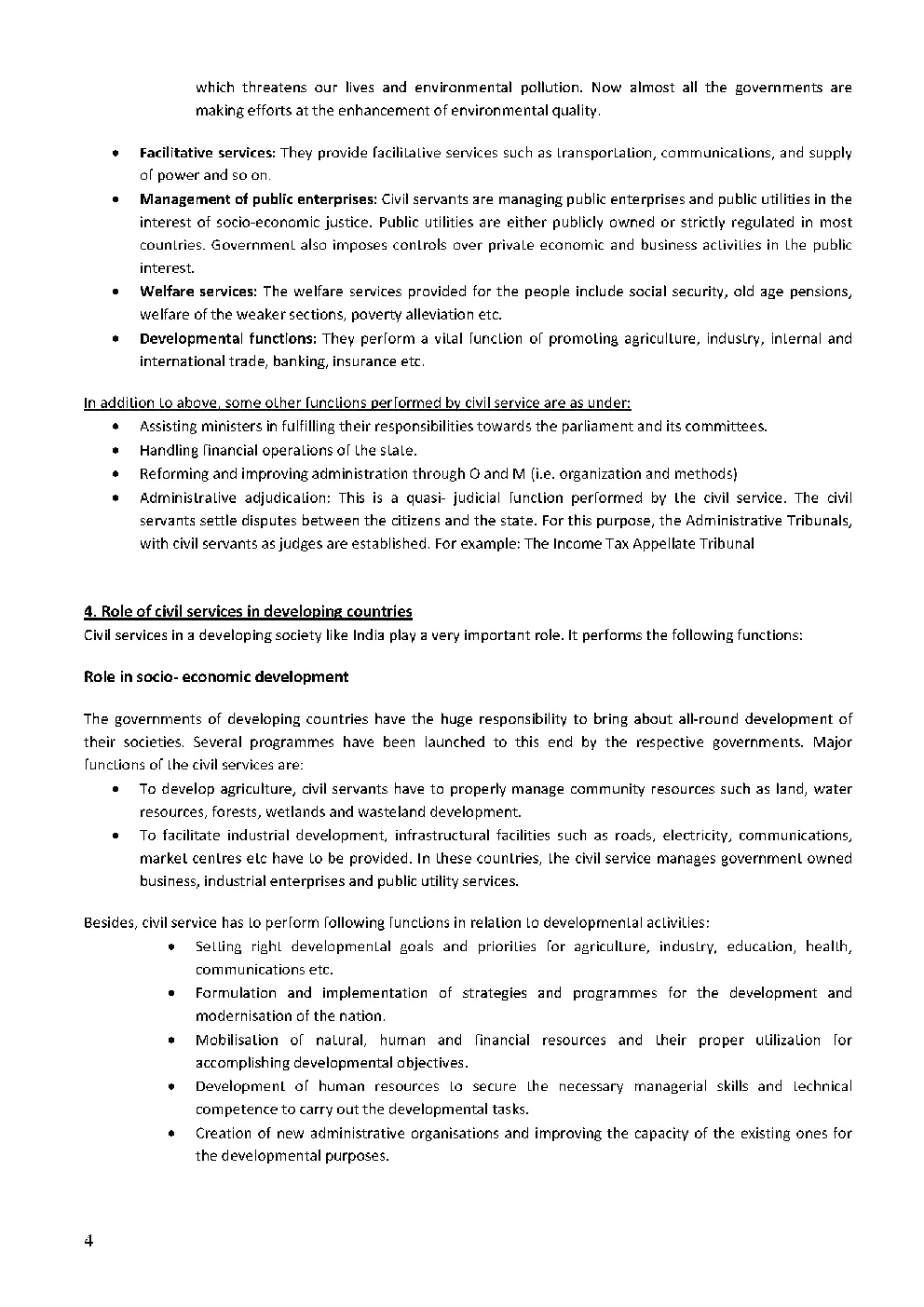 IAS Exam (Polity) Role Of Civil Services In A Democracy Study Material - Page 5