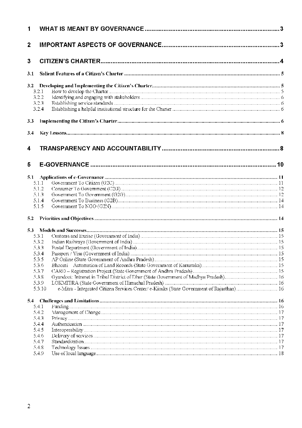 IAS Exam (Polity) Governance Study Material - Page 3