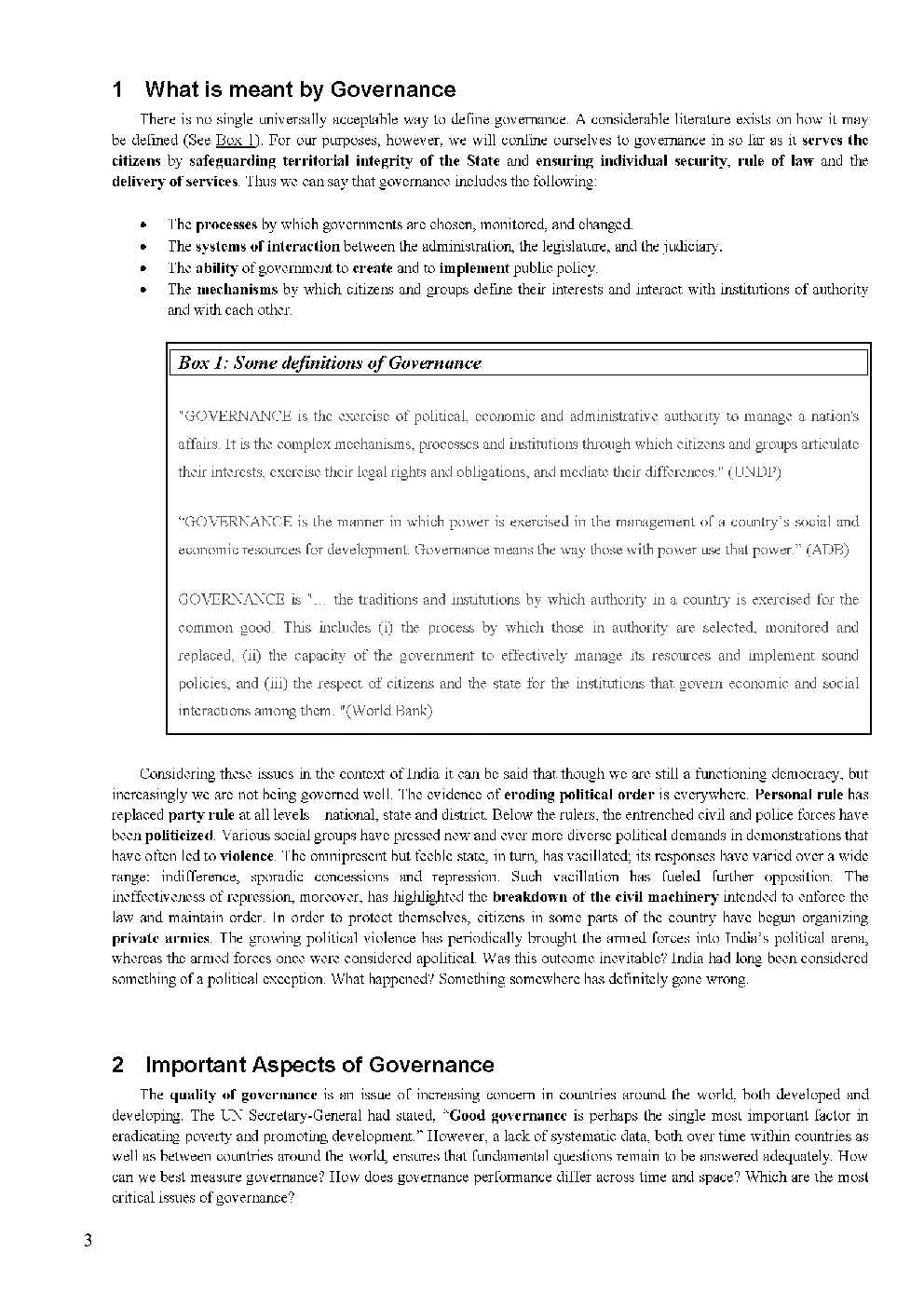 IAS Exam (Polity) Governance Study Material - Page 4