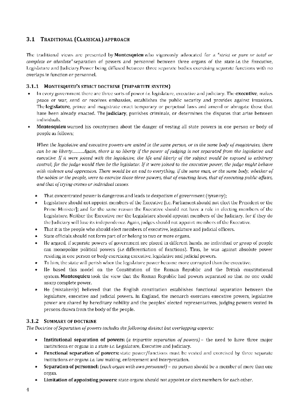 IAS Exam (Polity) Sepration Of Powers Study Material - Page 5