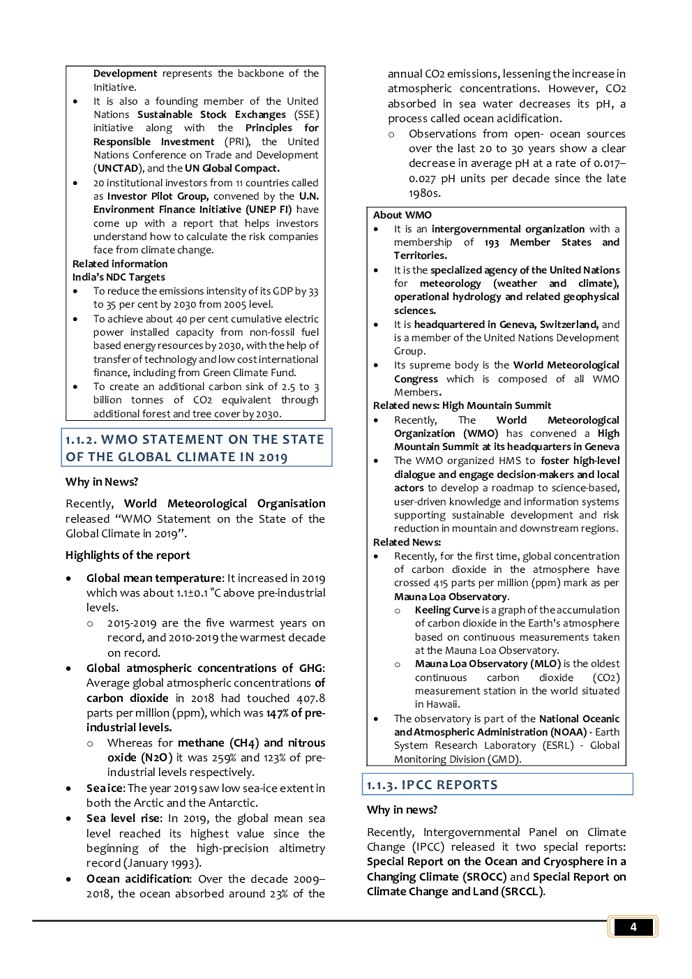 IAS Exam Environment Study Material - Page 5