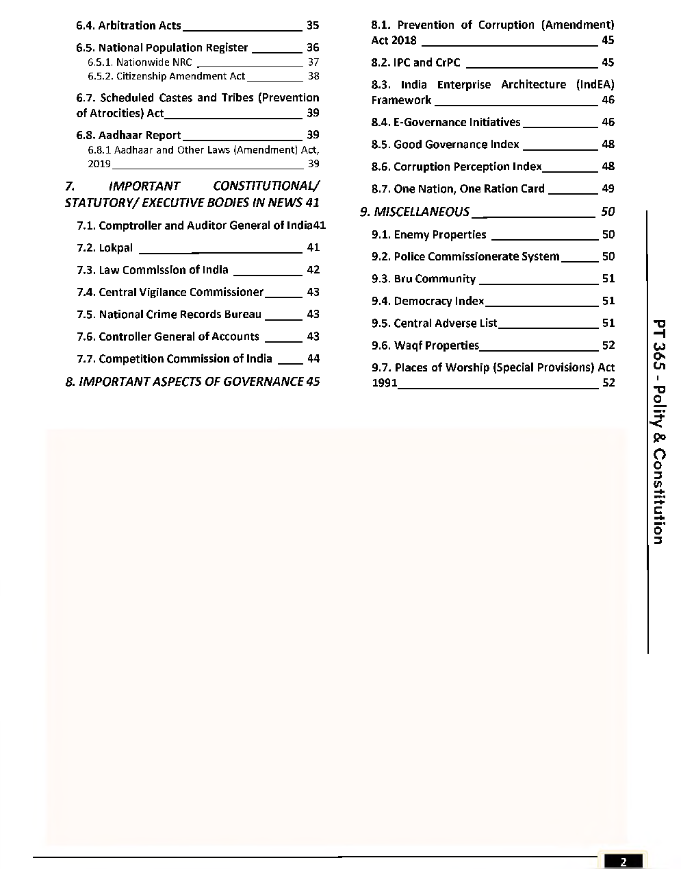 IAS Exam 365 Polity And Constitution Study Material - Page 3