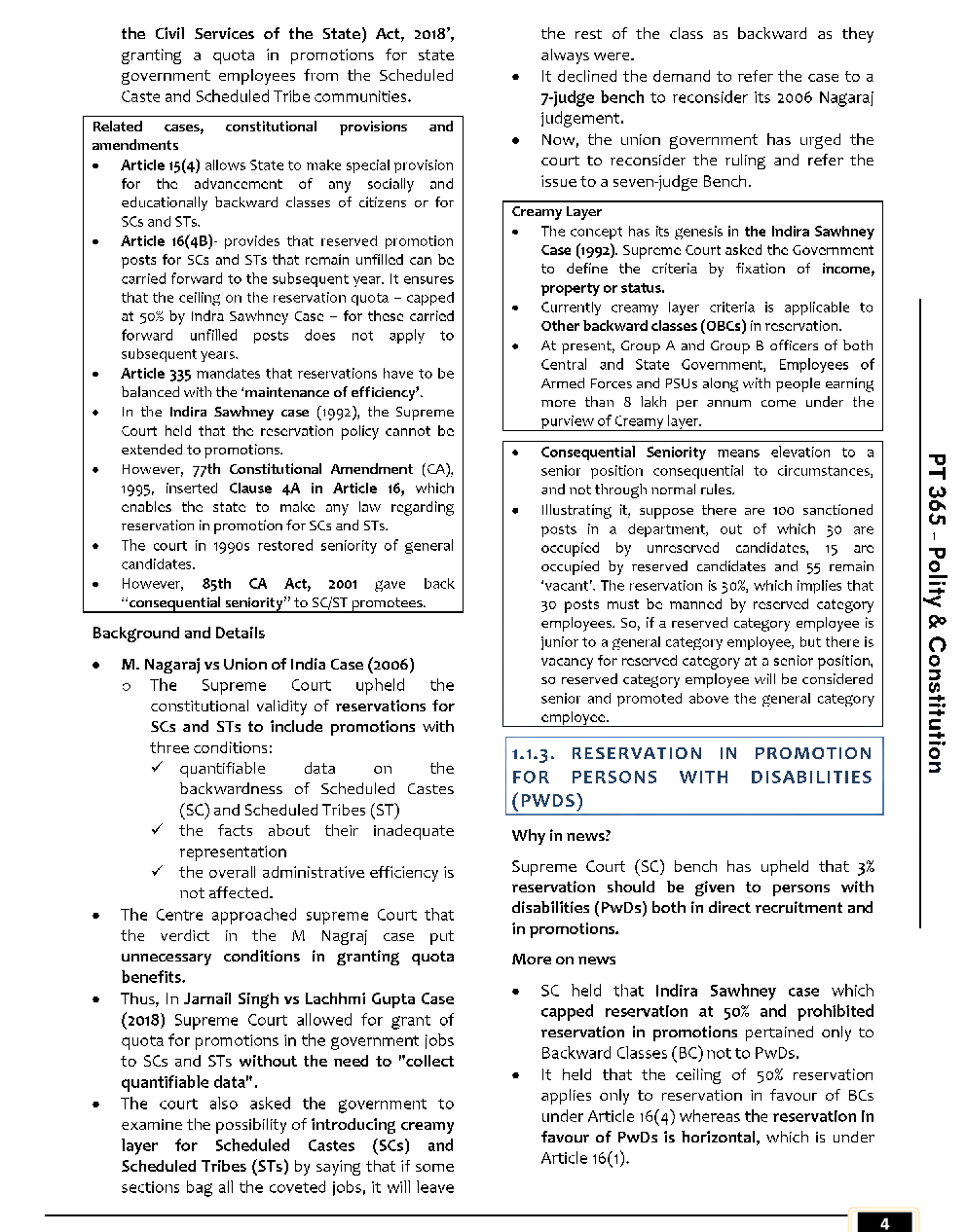 IAS Exam 365 Polity And Constitution Study Material - Page 5