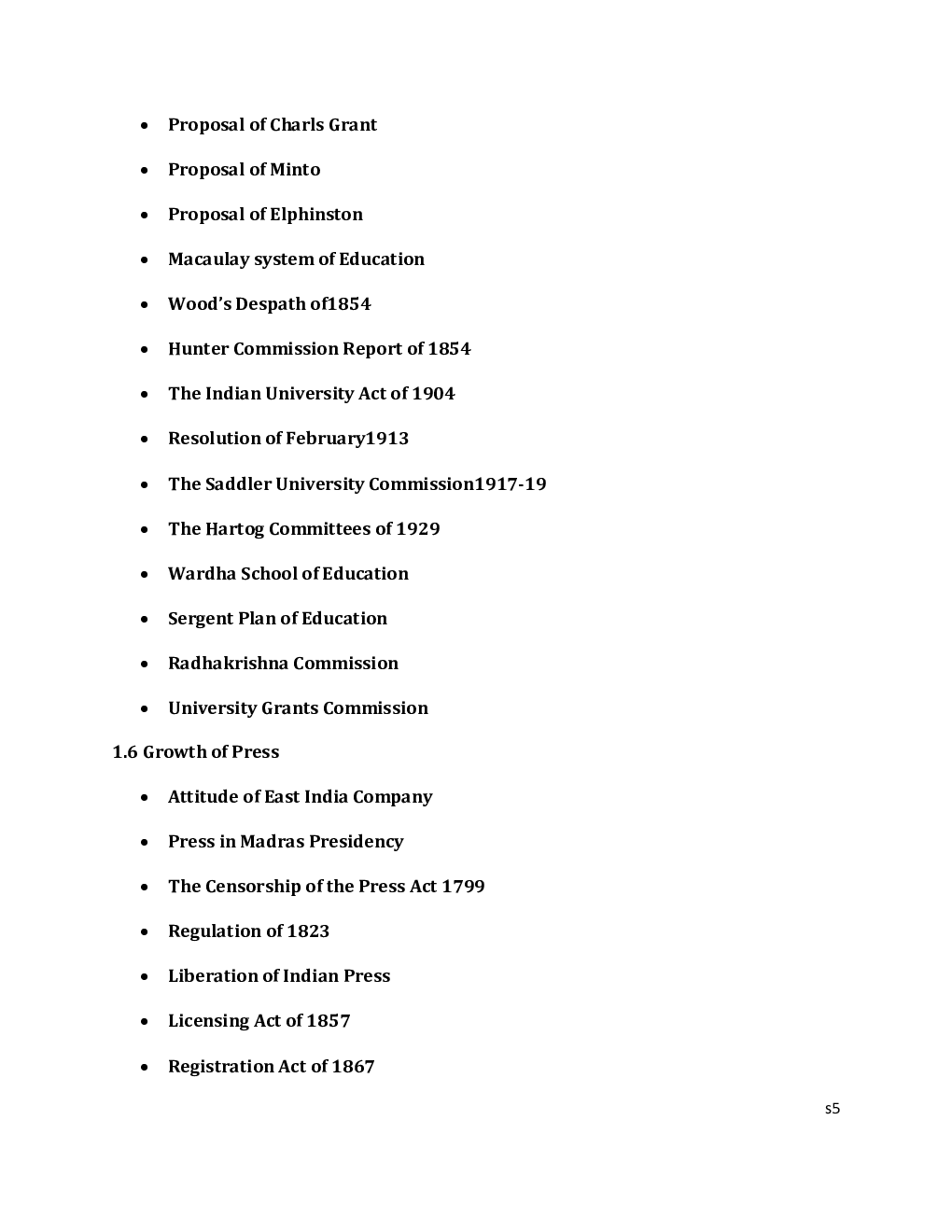 Study Material History ,Politics and Economics For UGC NET  Education - Page 5