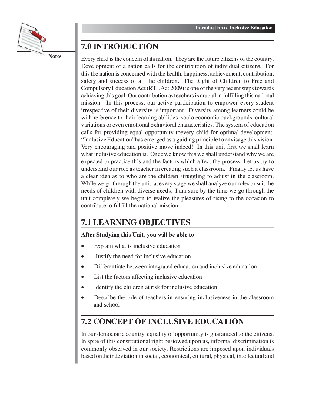 Study Material Inclucive Education  For UGC NET  Education - Page 2