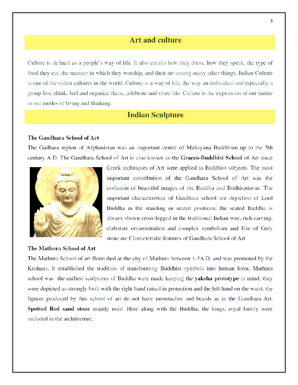 MPPSC Study Notes Art And Culture - Page 2