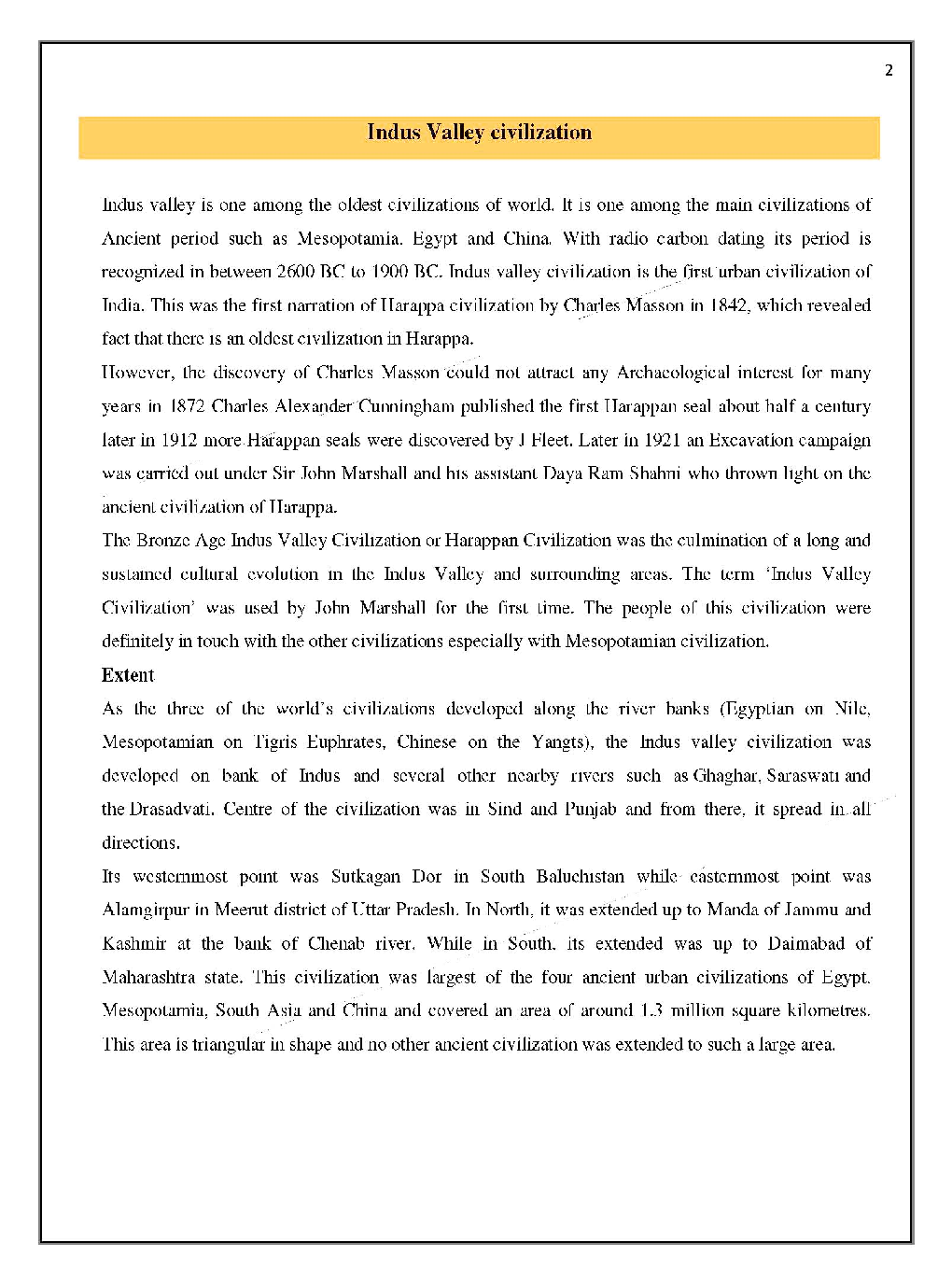 MPPSC Study Notes Indian History - Page 2