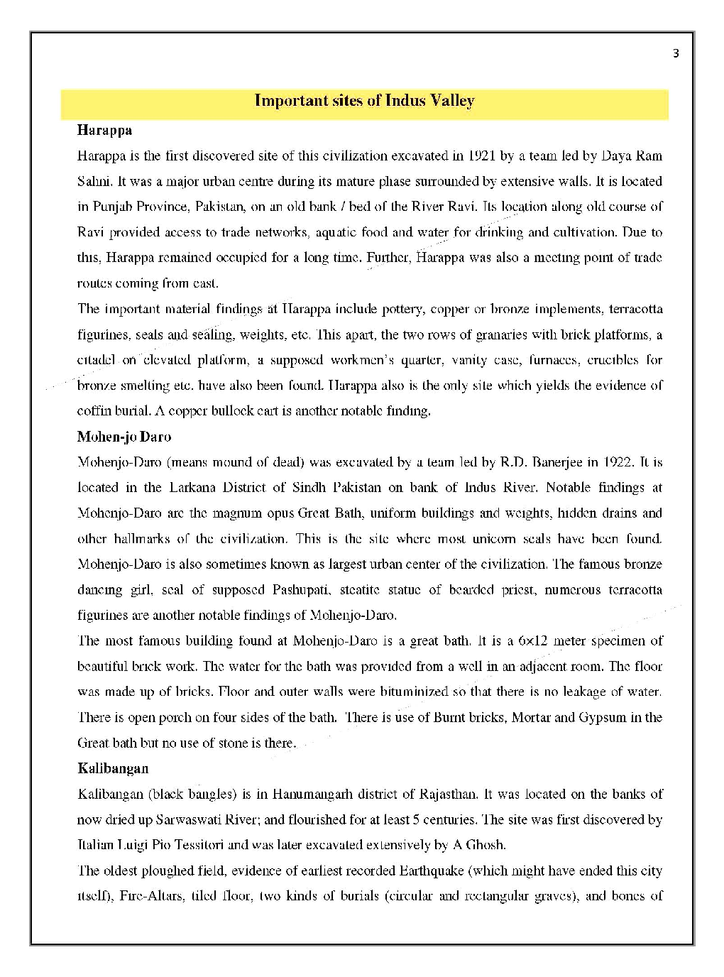 MPPSC Study Notes Indian History - Page 3
