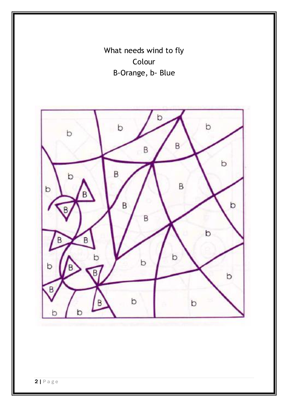 English Grade-2 Worksheet For Class-2 - Page 4