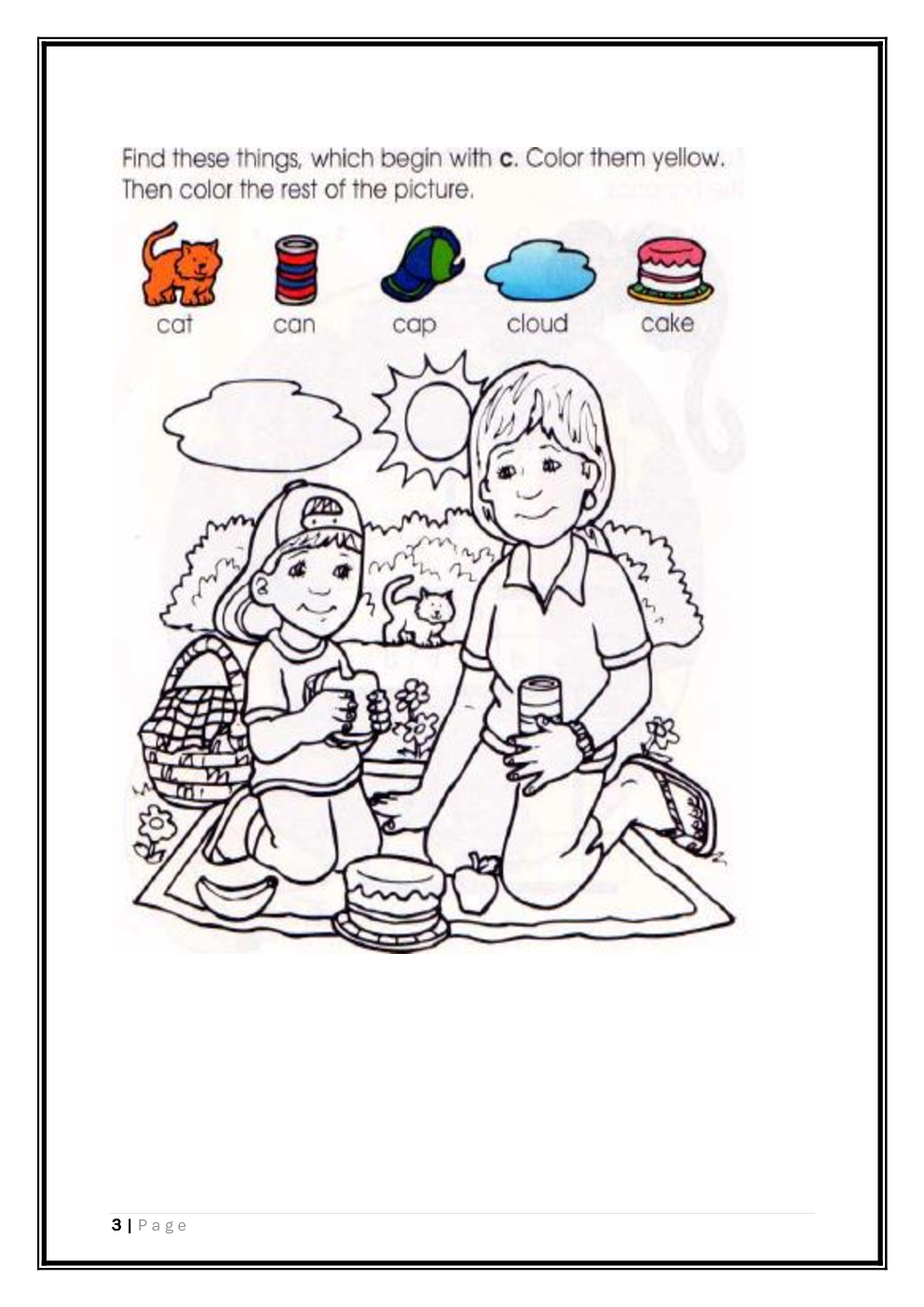 English Grade-2 Worksheet For Class-2 - Page 5