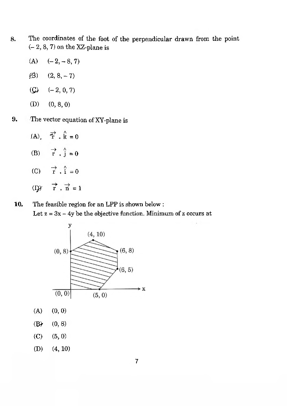 CBSE Class-12 Question Paper For Math’s Set-1 2019 - Page 4