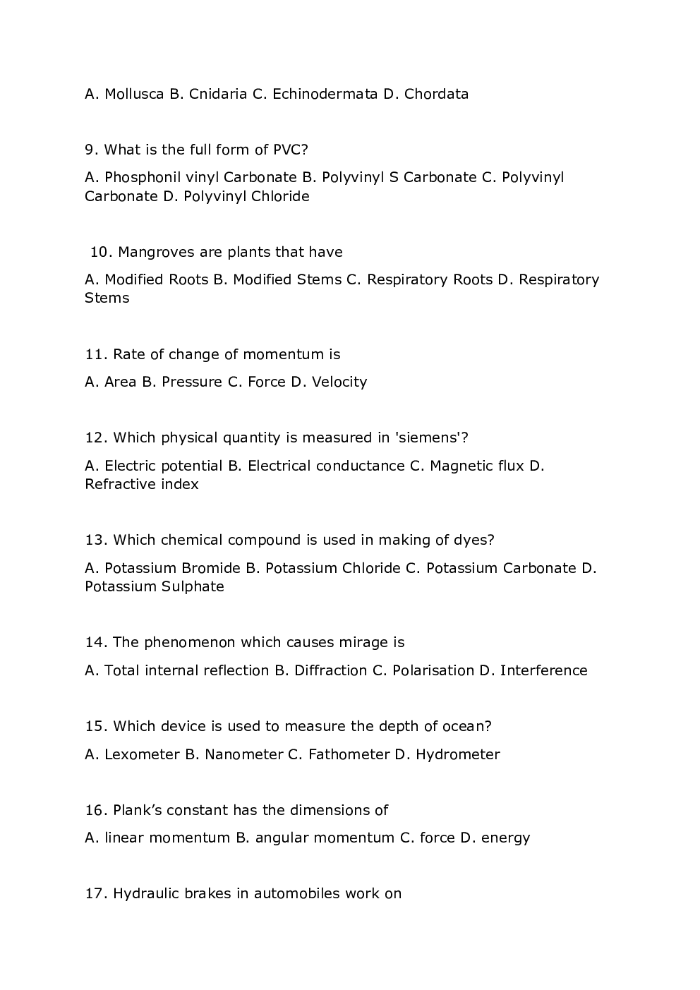 General Science Study Material For EPFO - Page 3