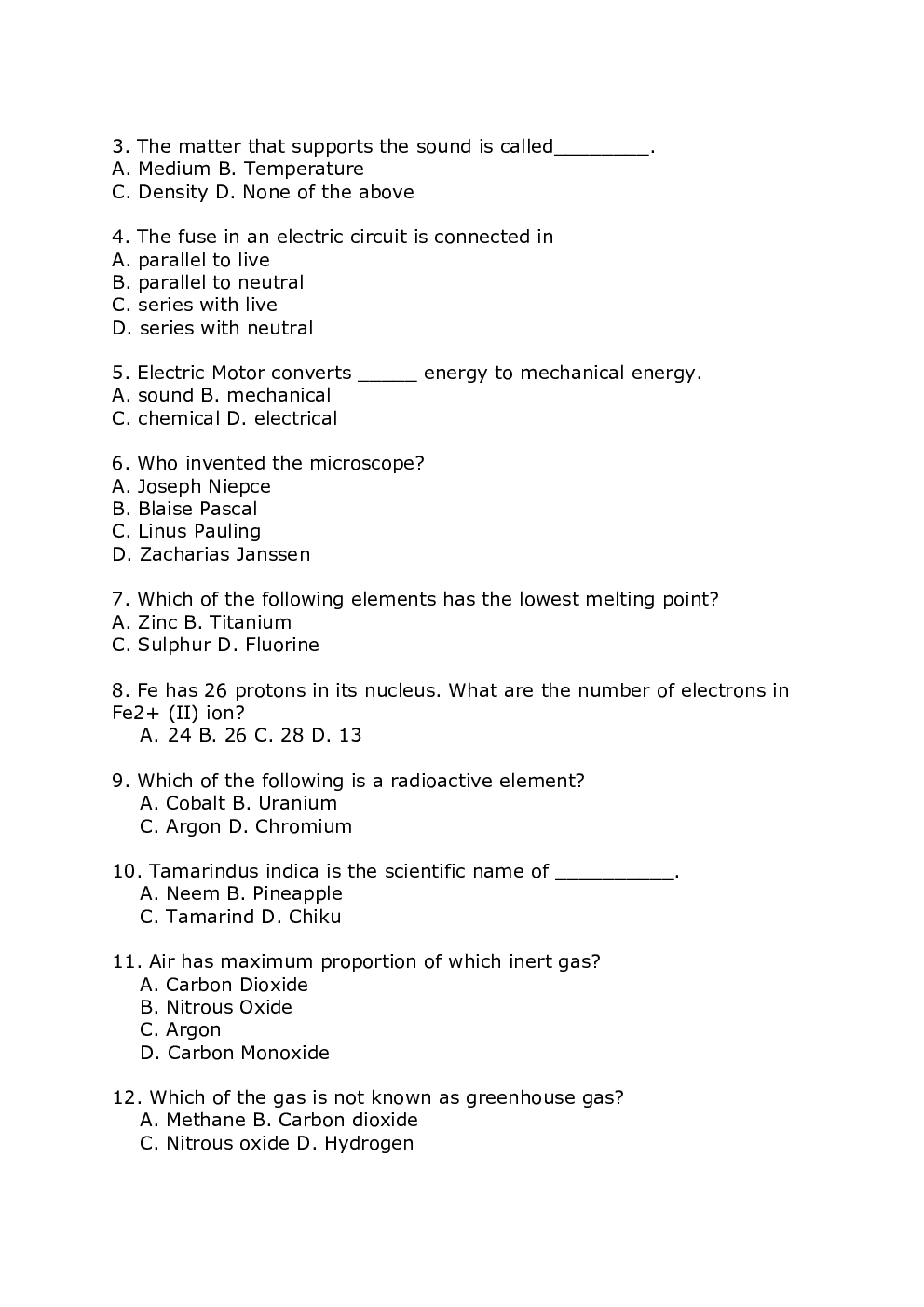 General Science Study Material For EPFO - Page 5