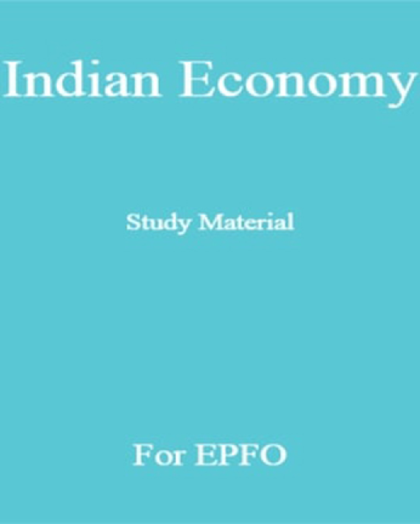 Indian Economy Study Material For EPFO - Page 1