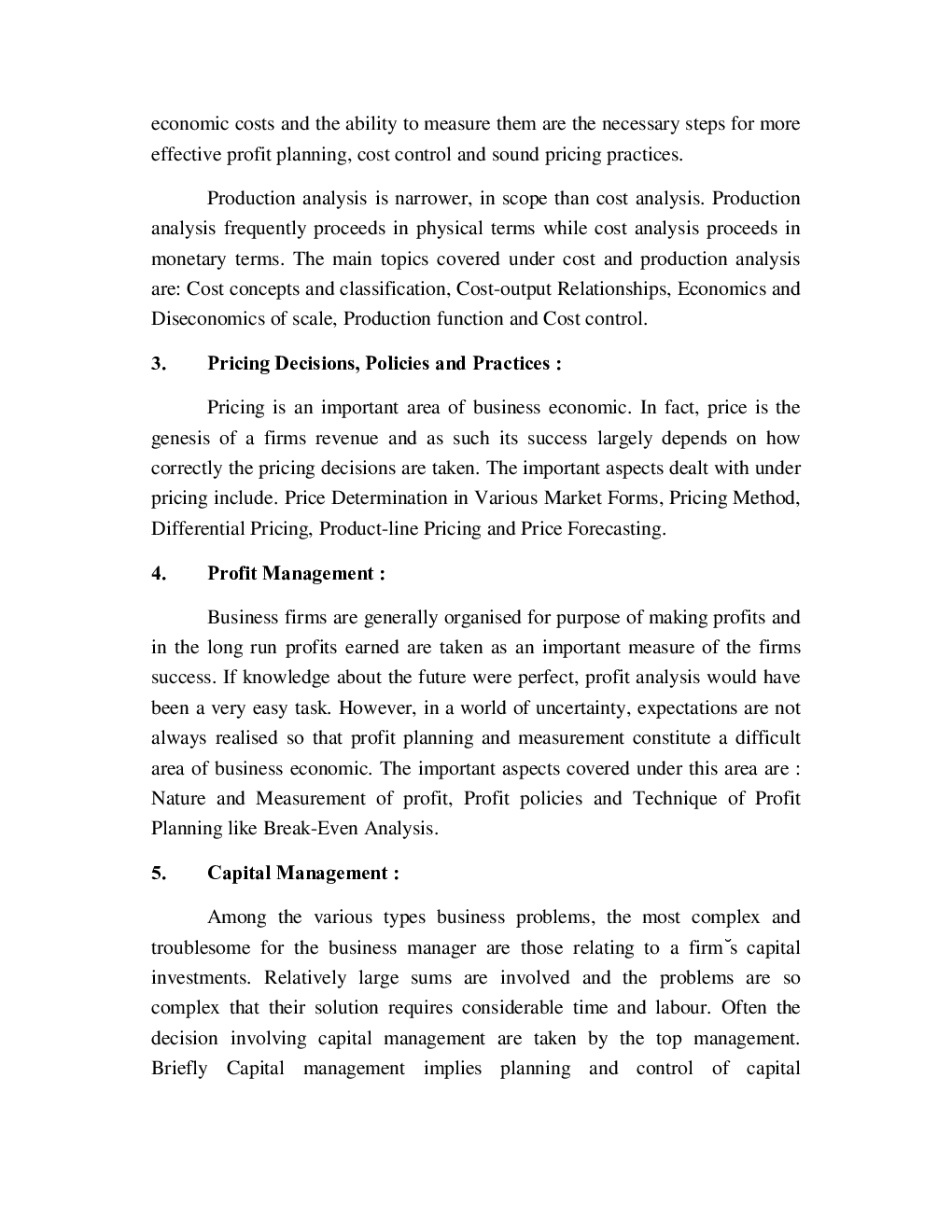 UGC NET Commerce Study Material Business Economics - Page 5