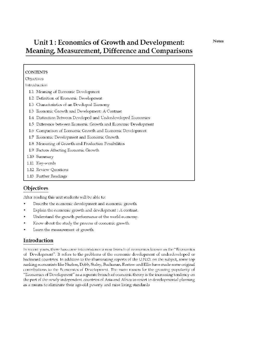 UGC NET Economics Study Material Growth and Development Economics - Page 2