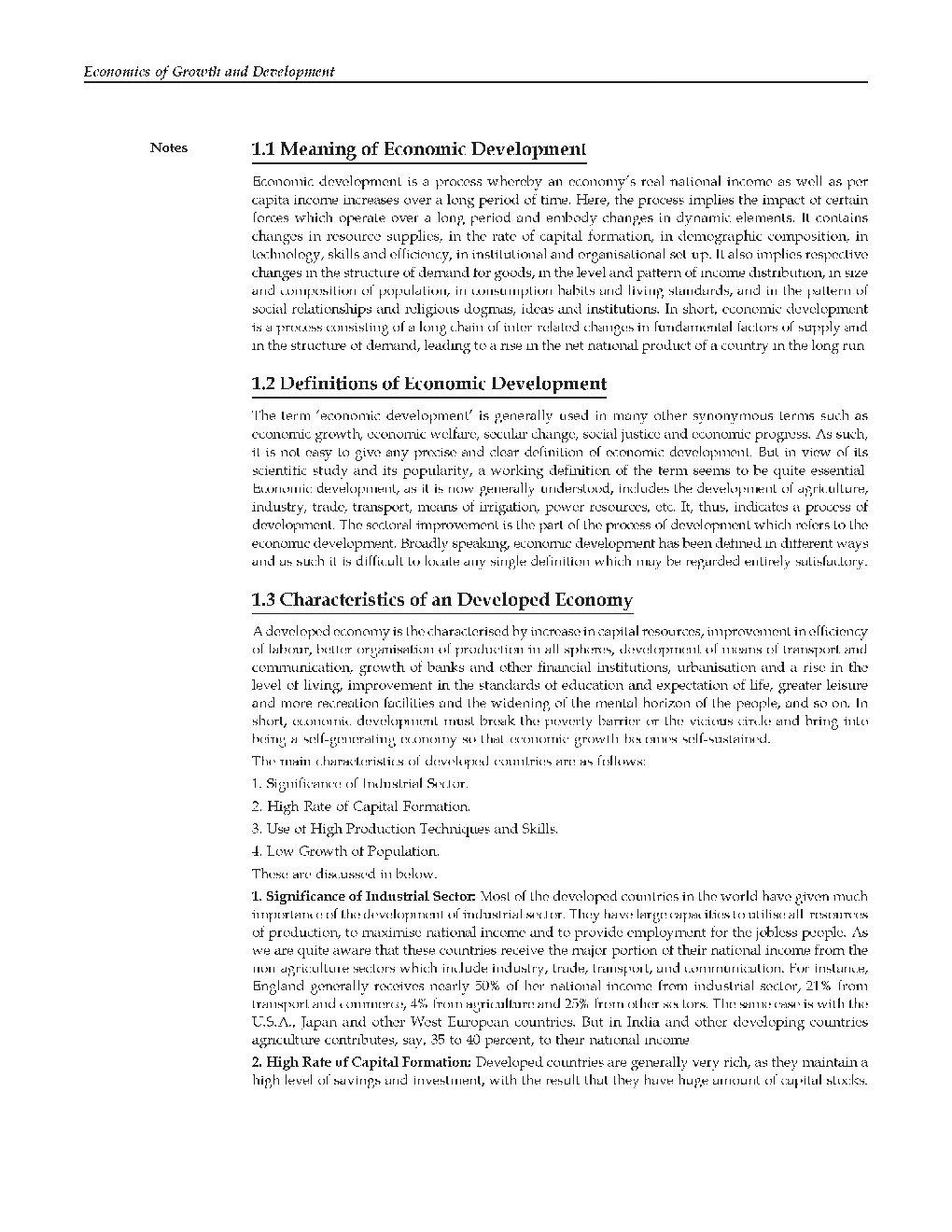 UGC NET Economics Study Material Growth and Development Economics - Page 3