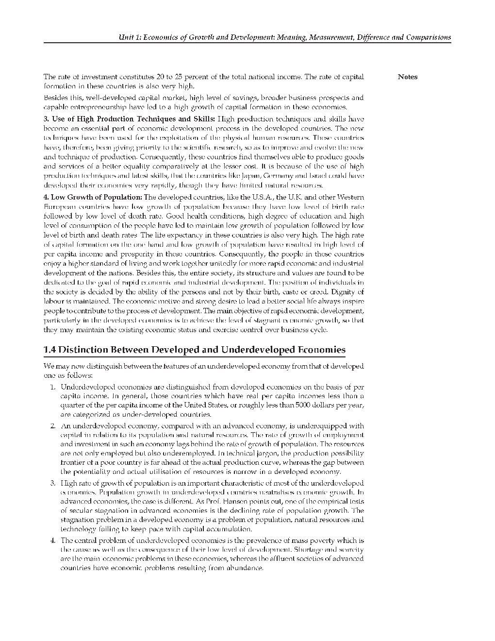 UGC NET Economics Study Material Growth and Development Economics - Page 4
