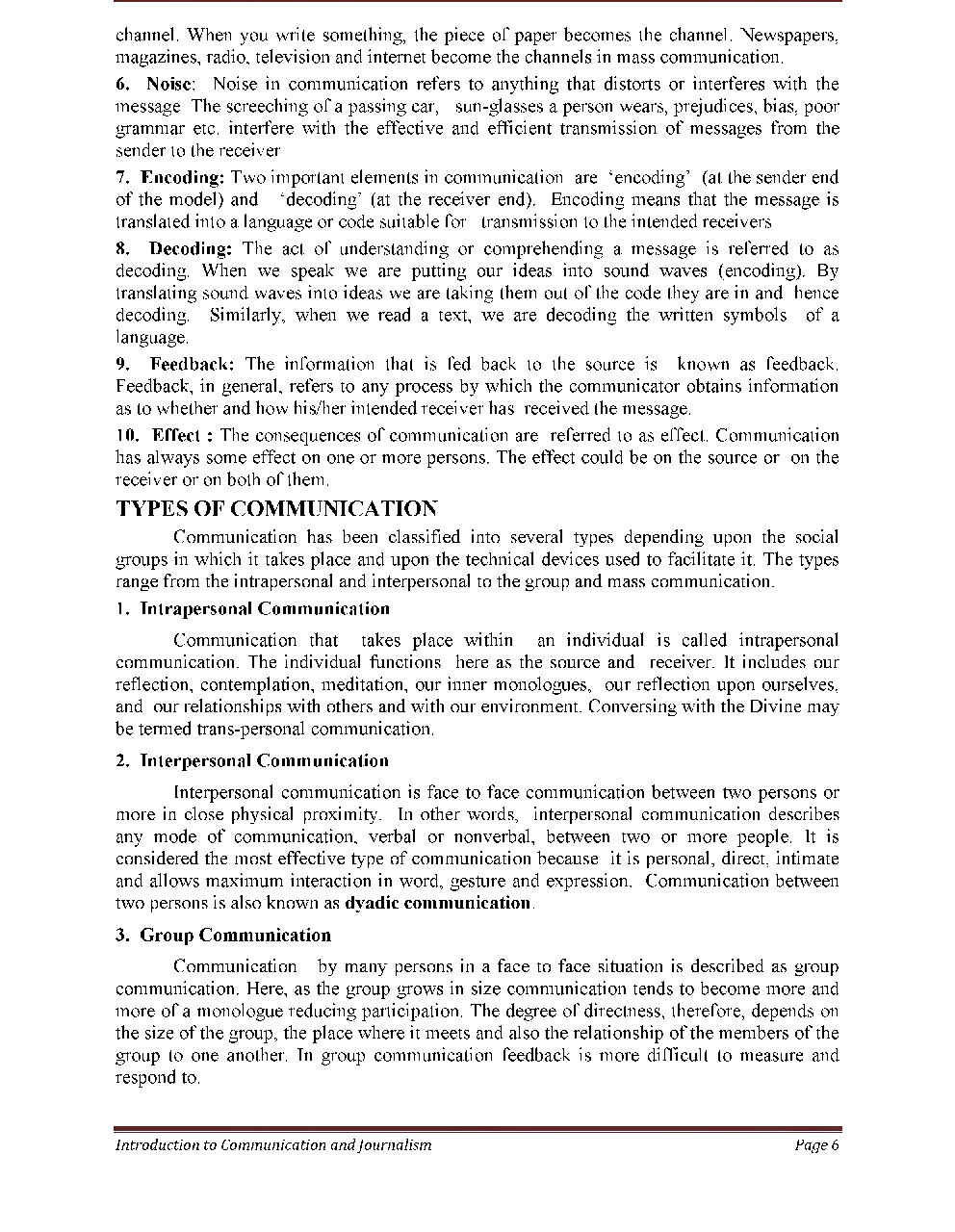 UGC NET Mass Communication Study Material Introduction to Journalism and Mass Communication - Page 5