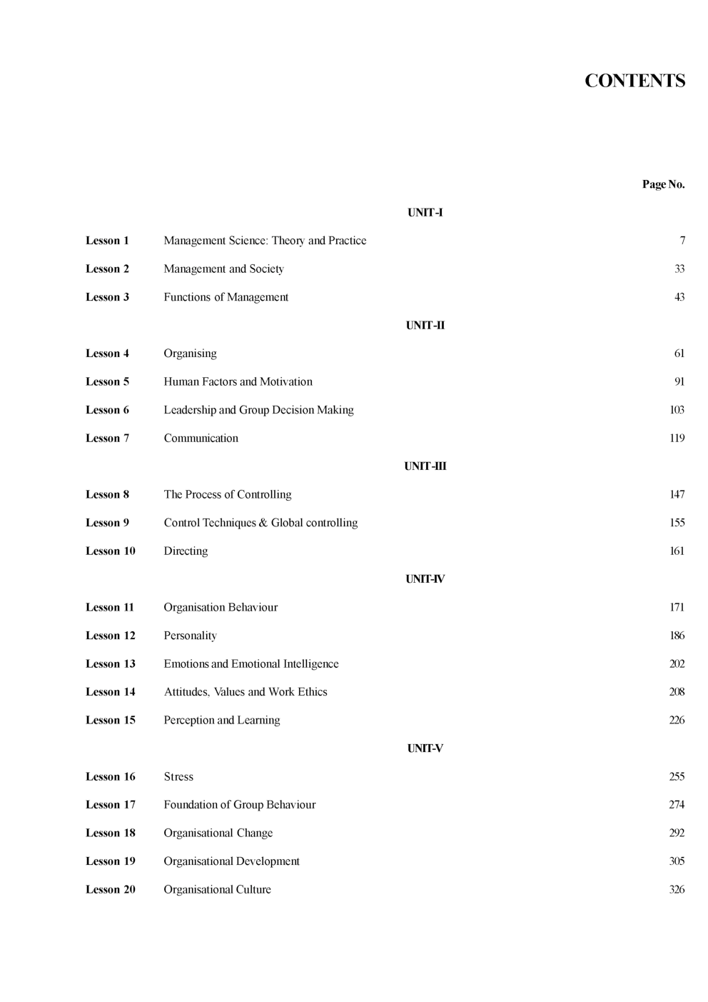 UGC NET HRM Study Material  Principles and Practices of Management - Page 3