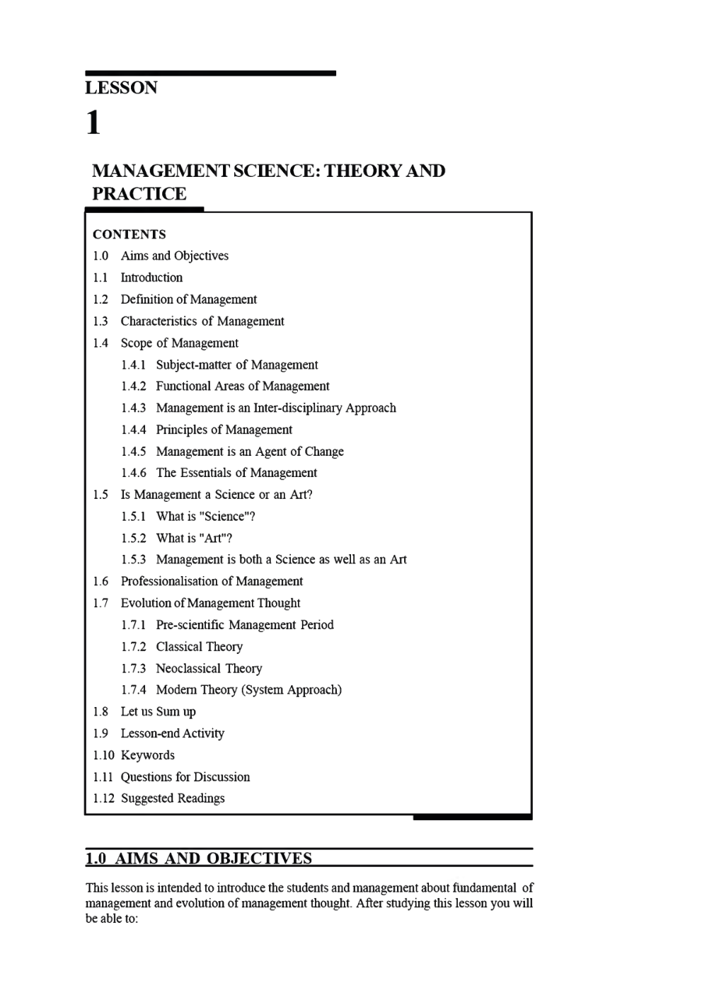 UGC NET HRM Study Material  Principles and Practices of Management - Page 5