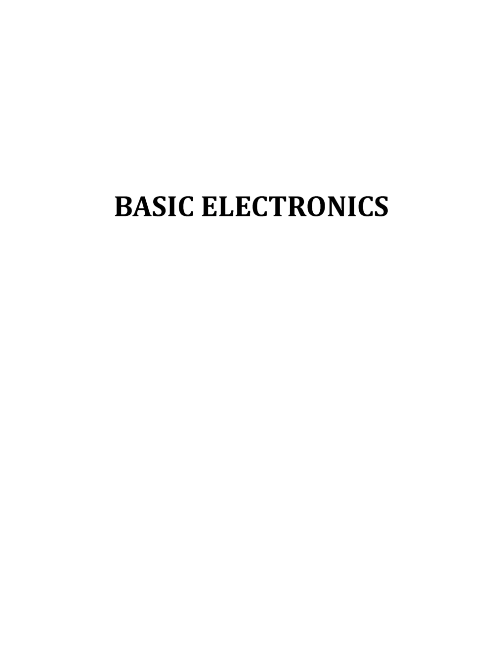 IES ETC Paper-1 Study Material  Basic Electronics Engineering - Page 2
