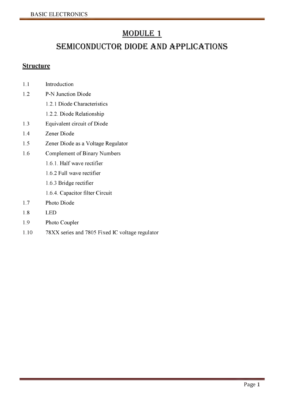 IES ETC Paper-1 Study Material  Basic Electronics Engineering - Page 3