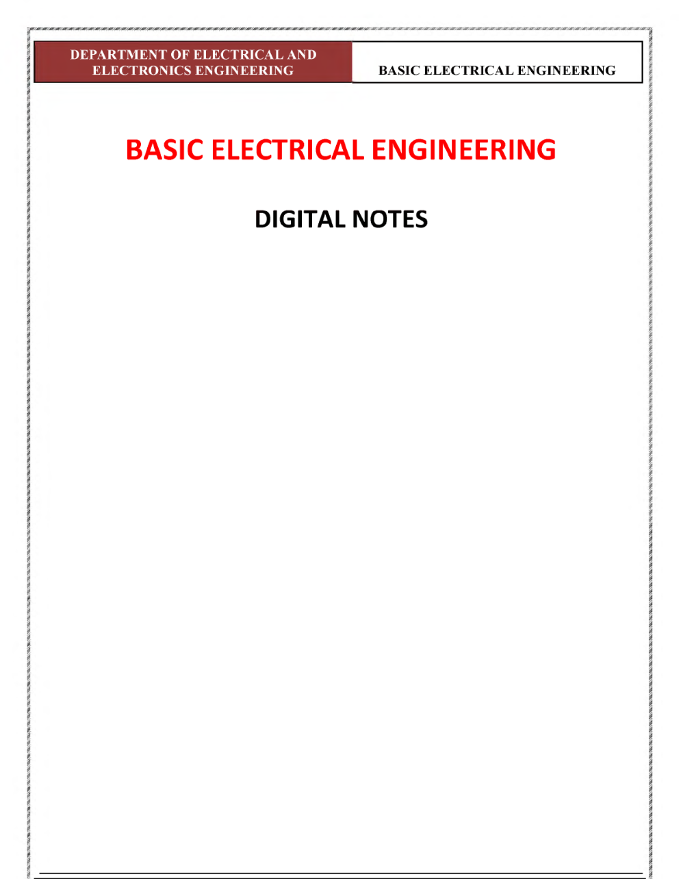IES ETC Paper-1 Study Material   Basic Electrical Engineering - Page 2
