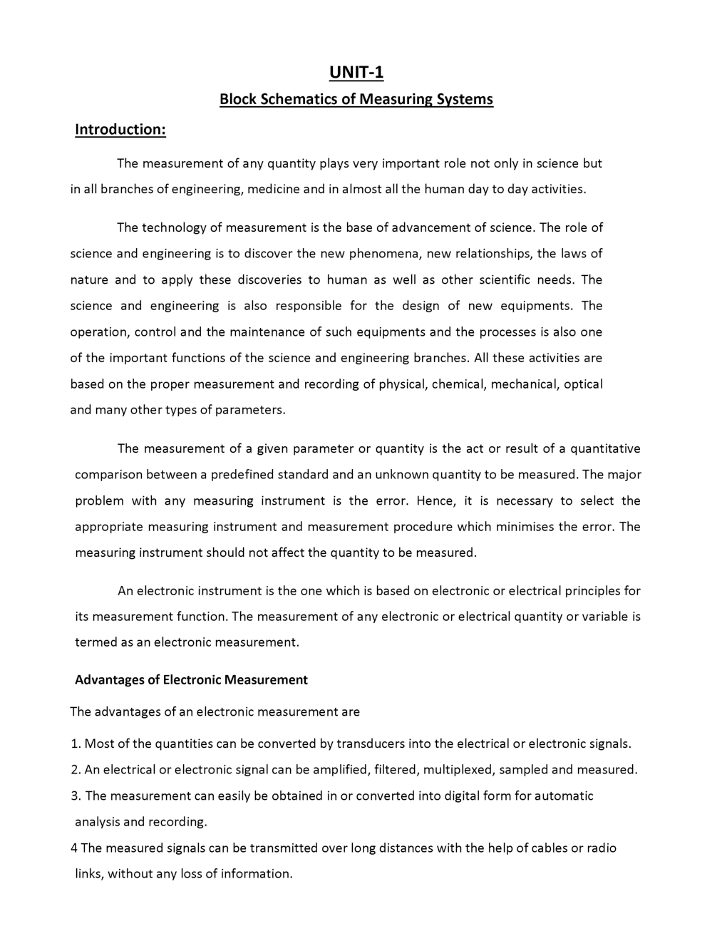 IES ETC Paper-1 Study Material   Electronic Measurements and Instrumentation - Page 2