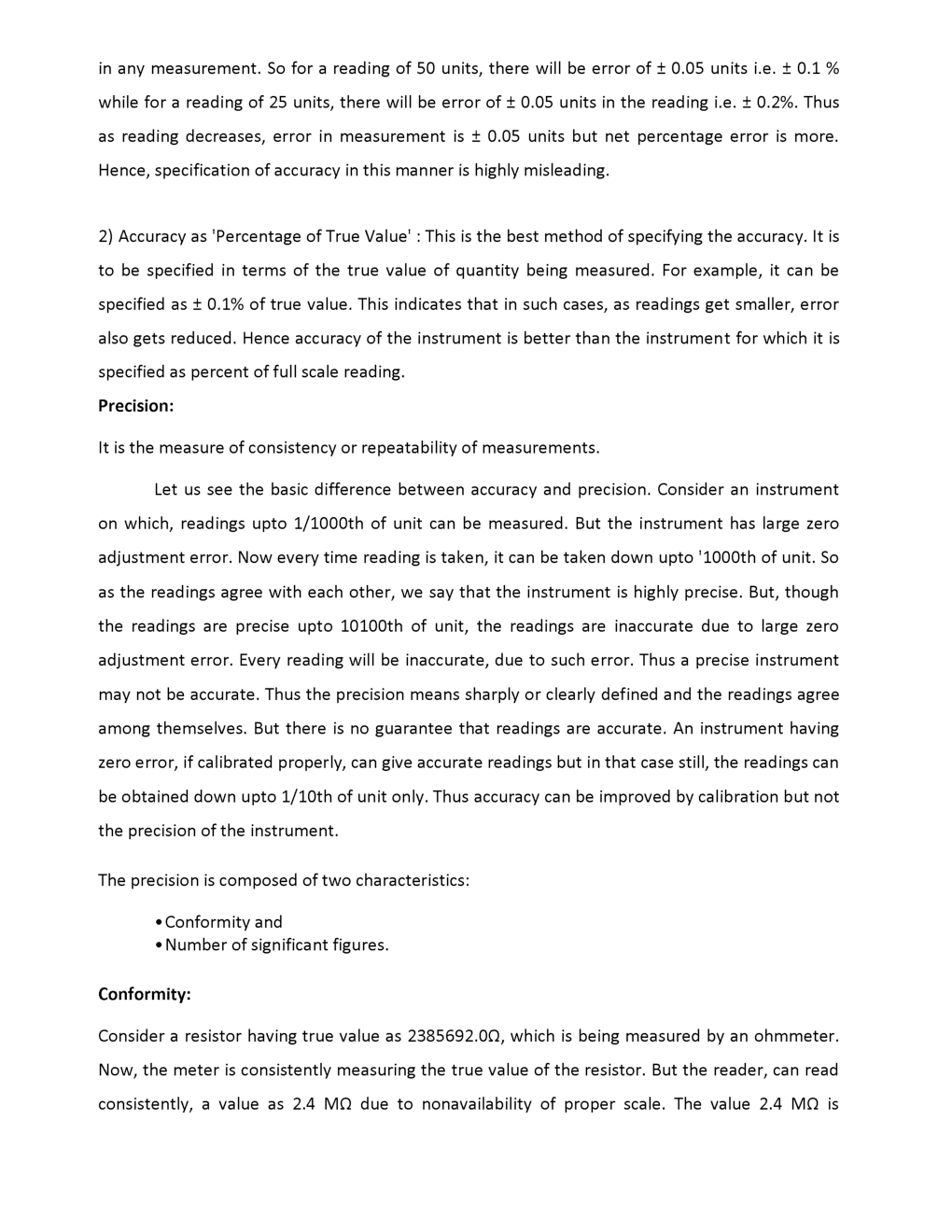 IES ETC Paper-1 Study Material   Electronic Measurements and Instrumentation - Page 5